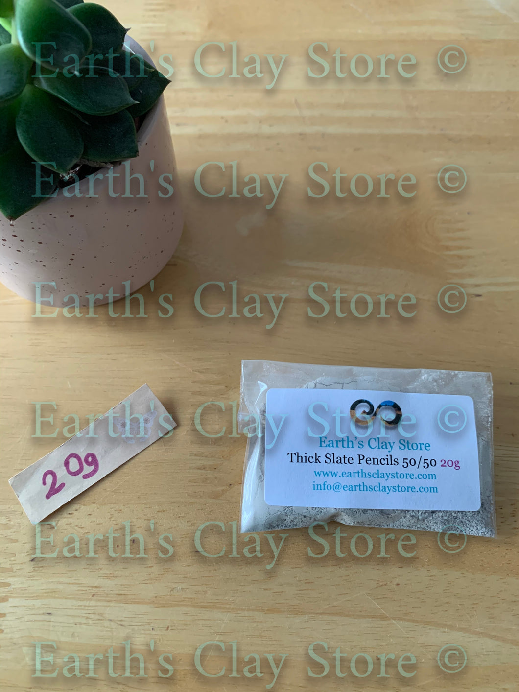 Camal Slate Pencil Box (Thick) – Earth's Clay Store