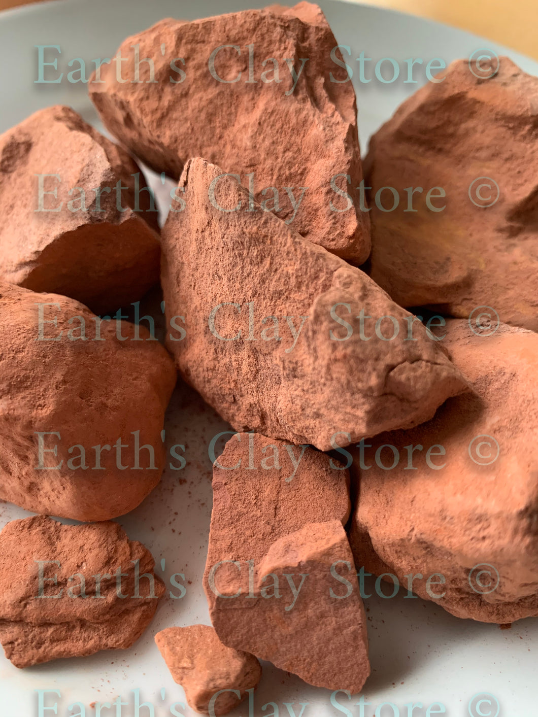 India Clay Edible Red Clay, 250gram- SKin friendly- Fresh, Natural and  clean