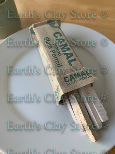 Generic Slate Pencils Eat Edible | Slate Pencils Natural Stone | White  Pencil Chalk | Premium Quality | Stationary (20)