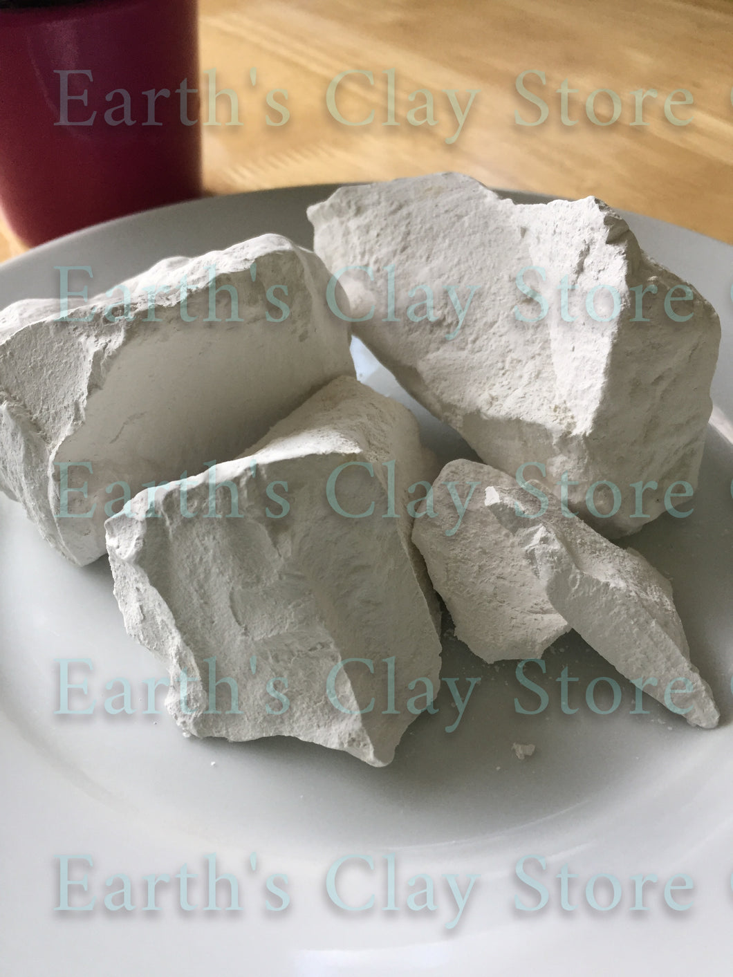 White Mountain edible Chalk chunks (lump) natural for eating (food), 8 oz  (220 g)