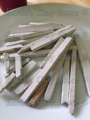 100 Pcs Natural White Slate Pencils Pack of Barta Crunchy Earthy