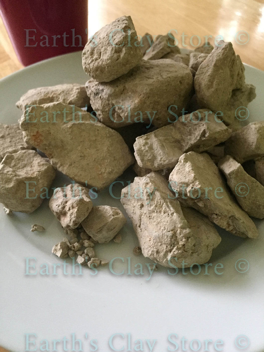 Edible Clay: Rose Clay 100grams -500grams Natural Crunchy Earthy Chunks