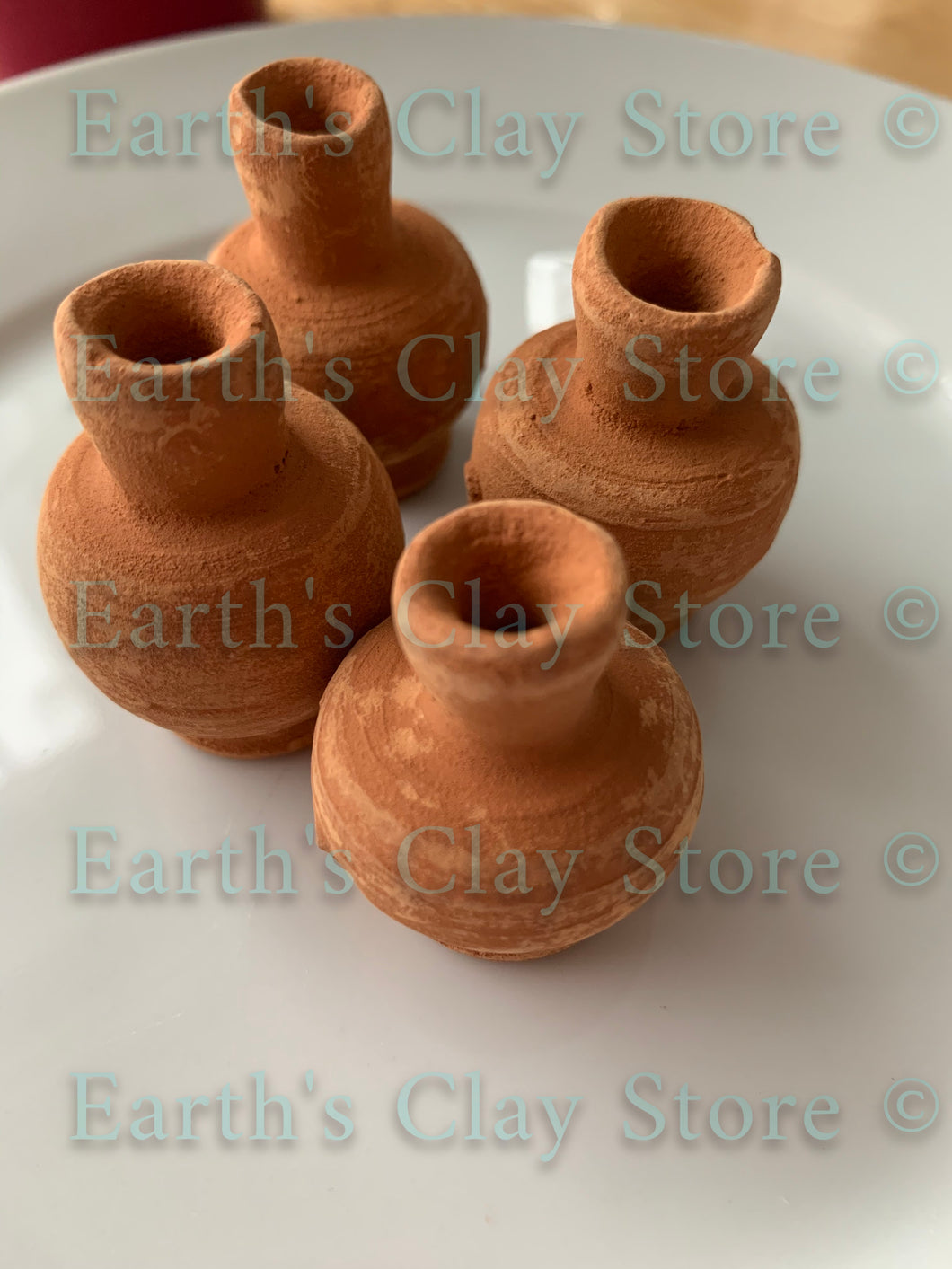 Mexican Clay Pot with Lid Small - 7 D x 2.5 H x 6.5 L7 D x 2.5 H x  6.5 L