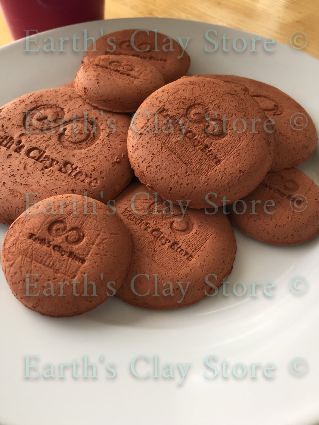 Clay Biscuits - Red