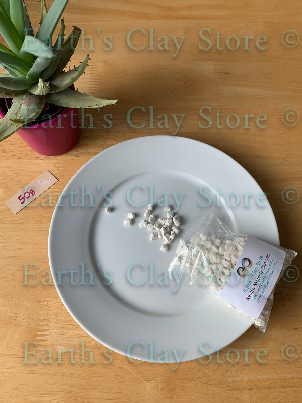 Organic and Pure Edible Kaolin Clay Chunks, Cleaned Kaolin Chunks